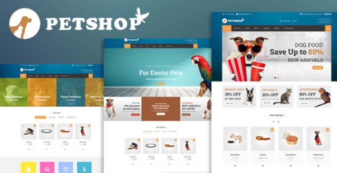 Petshop: A Creative WooCommerce theme for Pets and Vets