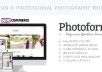 Photoform - Photography WordPress Theme