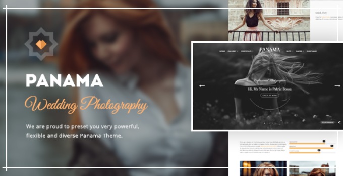 Photography WordPress Theme: Portfolio & Transitions: Panama