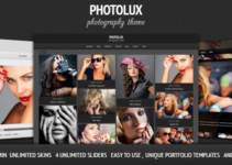 Photolux - Photography Portfolio WordPress Theme