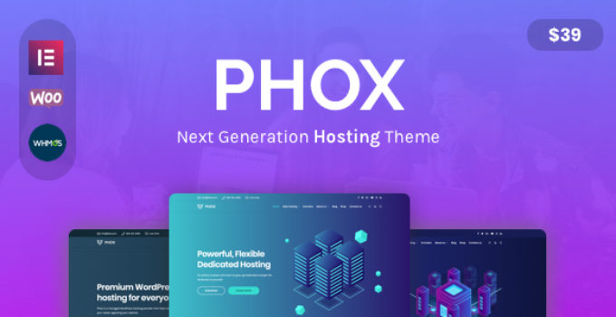 Phox - Responsive Hosting WordPress Theme