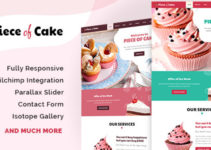 Piece of Cake - Food WordPress Theme