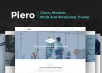 PIERO | Clean, Modern, Multi-Use Wordpress Theme