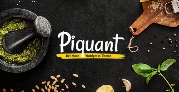 Piquant - A Restaurant, Bar and Café Theme