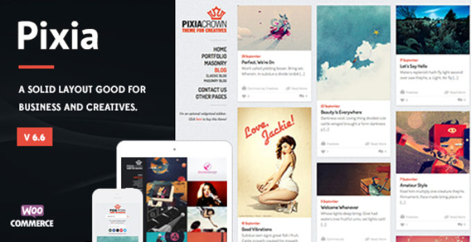 Pixia - Showcase WordPress Theme