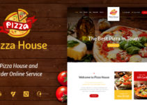 Pizza House - Restaurant / Cafe / Bistro WordPress Theme