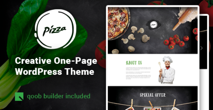 Pizza - Restaurant Cafe WordPress Theme