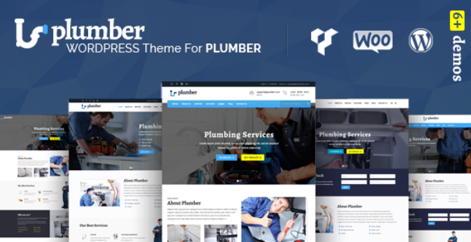 Plumber Pro - WordPress Plumber Theme