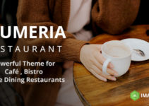 Plumeria Restaurant and Cafe Theme for WordPress