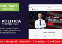 Politica - A Modern Political Party & Candidate WordPress Theme
