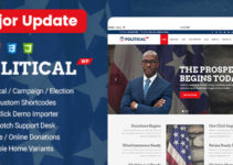 PoliticalWP - Multipurpose Political, Campaign, Election WordPress Theme