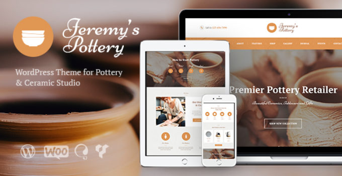 Pottery and Ceramics WordPress Theme