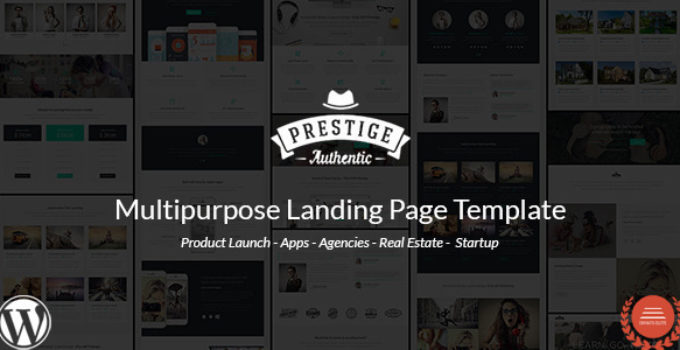 Prestige - Multi Purpose WordPress Landing Pages