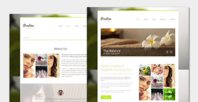 Prestine - Health Beauty Salon Spa WordPress Theme