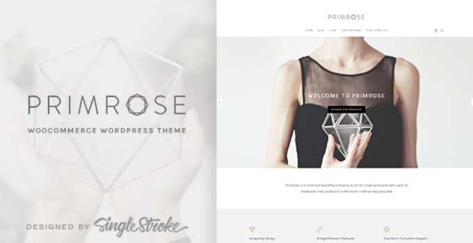 Primrose - A Minimal WooCommerce WordPress Theme for Creative eCommerce Websites