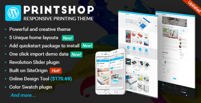Printshop - WordPress Responsive Printing Theme