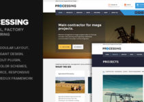 Processing - Industrial, Factory & Engineering WP theme