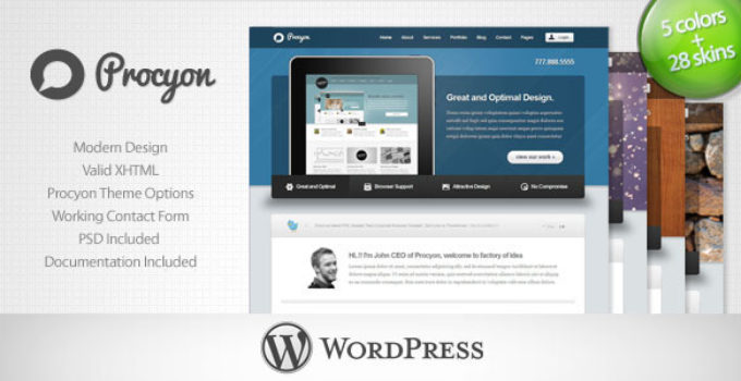 Procyon - Corporate Business Wordpress Theme 6