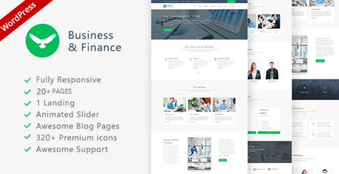 Proffs - Business and Finance WordPress Theme