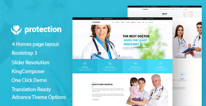 Protection - Medical | Health Responsive WordPress Theme