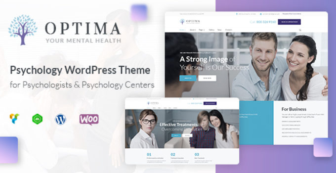 Psychologist & Psychology Center WordPress Theme - Optima