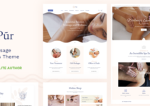 Pur - Spa Massage WordPress