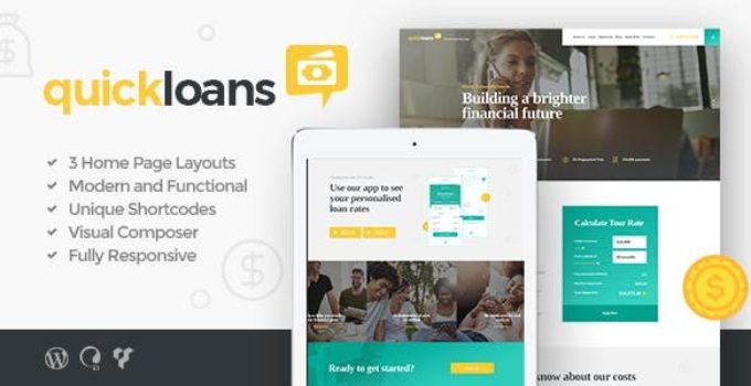 QuickLoans | Loan Company WordPress Theme