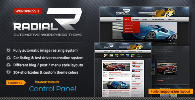 Radial - Premium Automotive & Tech WordPress Theme