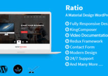 Ratio - Material Design WordPress Theme
