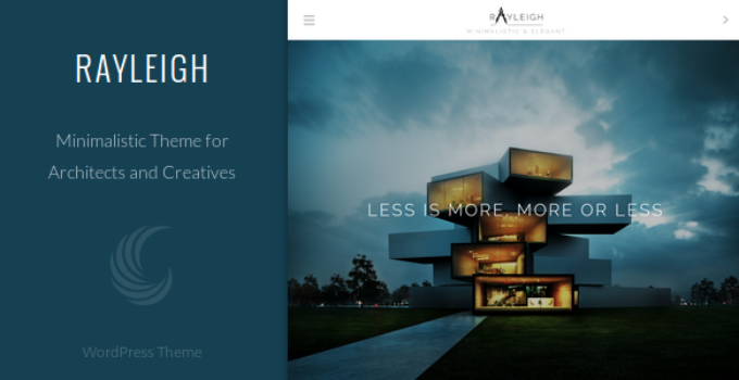Rayleigh - A Responsive Minimal Architect Theme