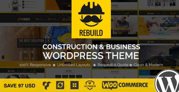 ReBuild - WP Construction & Building Business Theme