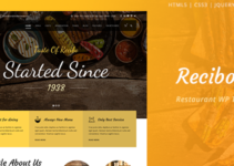 Recibo - Restaurant / Food / Cook WordPress Theme