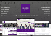 Recruitment Agency - Multi Industry Responsive WordPress Theme
