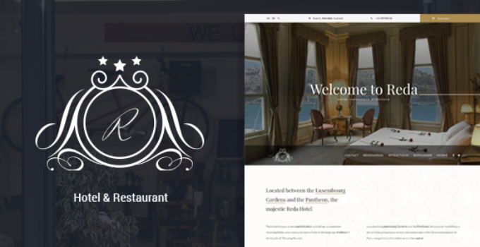 Reda - Hotel & Restaurant WordPress Theme