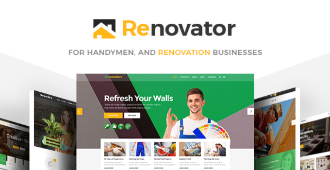 Renovator - Contractors and Renovation Business Theme