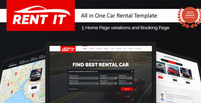 Rentit - Car / Bike / Vehicle Rental WordPress Theme