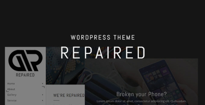 RepairEd — Digital Repair & Shop WordPress Theme