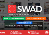 Responsive Supermarket Online Theme - Oswad