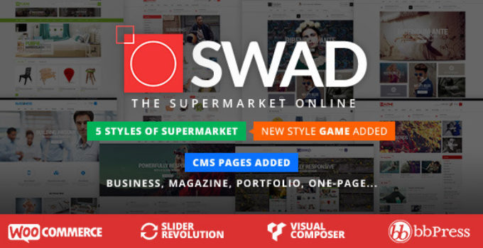 Responsive Supermarket Online Theme - Oswad