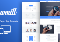 Responsive WordPress Software Marketing Theme - Sawmill
