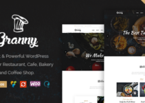 Restaurant Granny - Elegant Restaurant & Cafe WordPress Theme