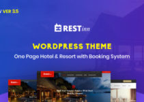 Restinn- A Booking One Page Theme For Resort Hotel