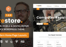 Restore - Computer, Mobile & Digital Repair Service WordPress Theme