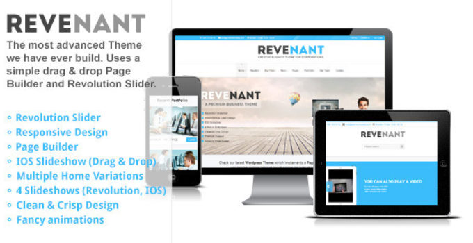 Revenant - Responsive Business Wordpress Theme