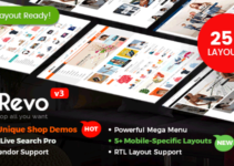 Revo - Multipurpose WooCommerce WordPress Theme (25+ Homepages & 5+ Mobile Layouts)