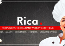 Rica - Responsive Restaurant WordPress Theme