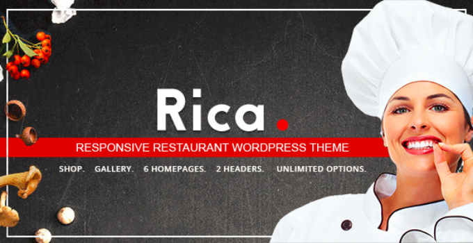Rica - Responsive Restaurant WordPress Theme