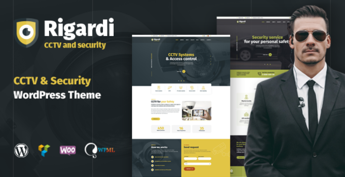 Rigardi - Security Company, Body Guard, CCTV and Locksmith WordPress Theme