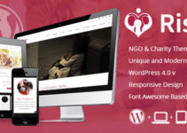 Rise - NGO and Charity Responsive Wordpress Theme