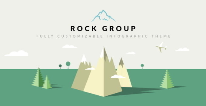Rock Group | A Flat Multipurpose Infographic WordPress Theme